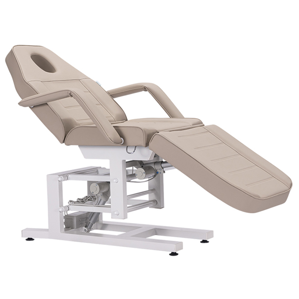 Electric Bed With Heated Function Latte - BB08LM-HF 3 motor beauty bed with added heat function gives your client the comfort they deserve