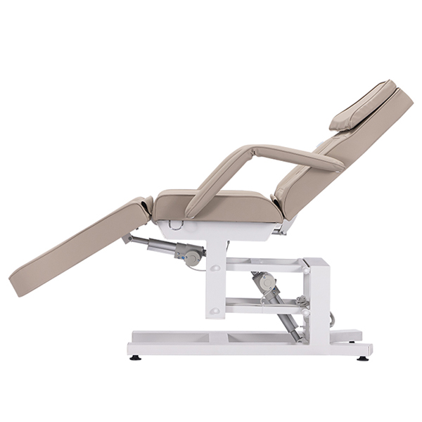 Electric Bed 3 Motor Latte - BB08LM electric beauty bed with 3 motors in latte perfect for your beauty salon